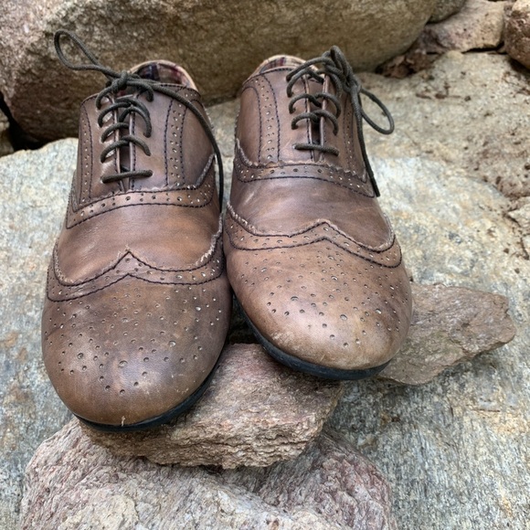 Vintage Bed Stu Men's Size 8 Brown Leather Oxfords Preppy Dark Academia Grandpa - Picture 8 of 9